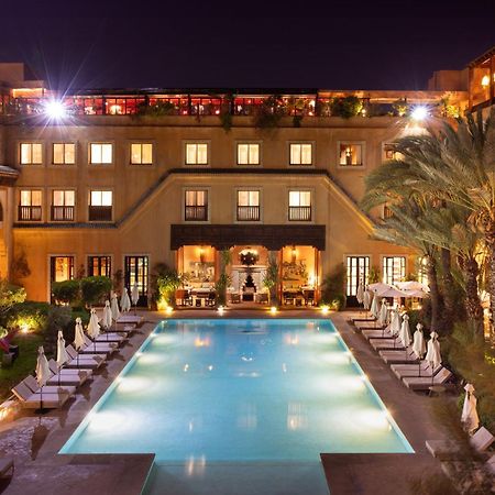 Hotel Les Jardins De La Koutoubia Marakéš Exteriér fotografie The swimming pool at the hotel
