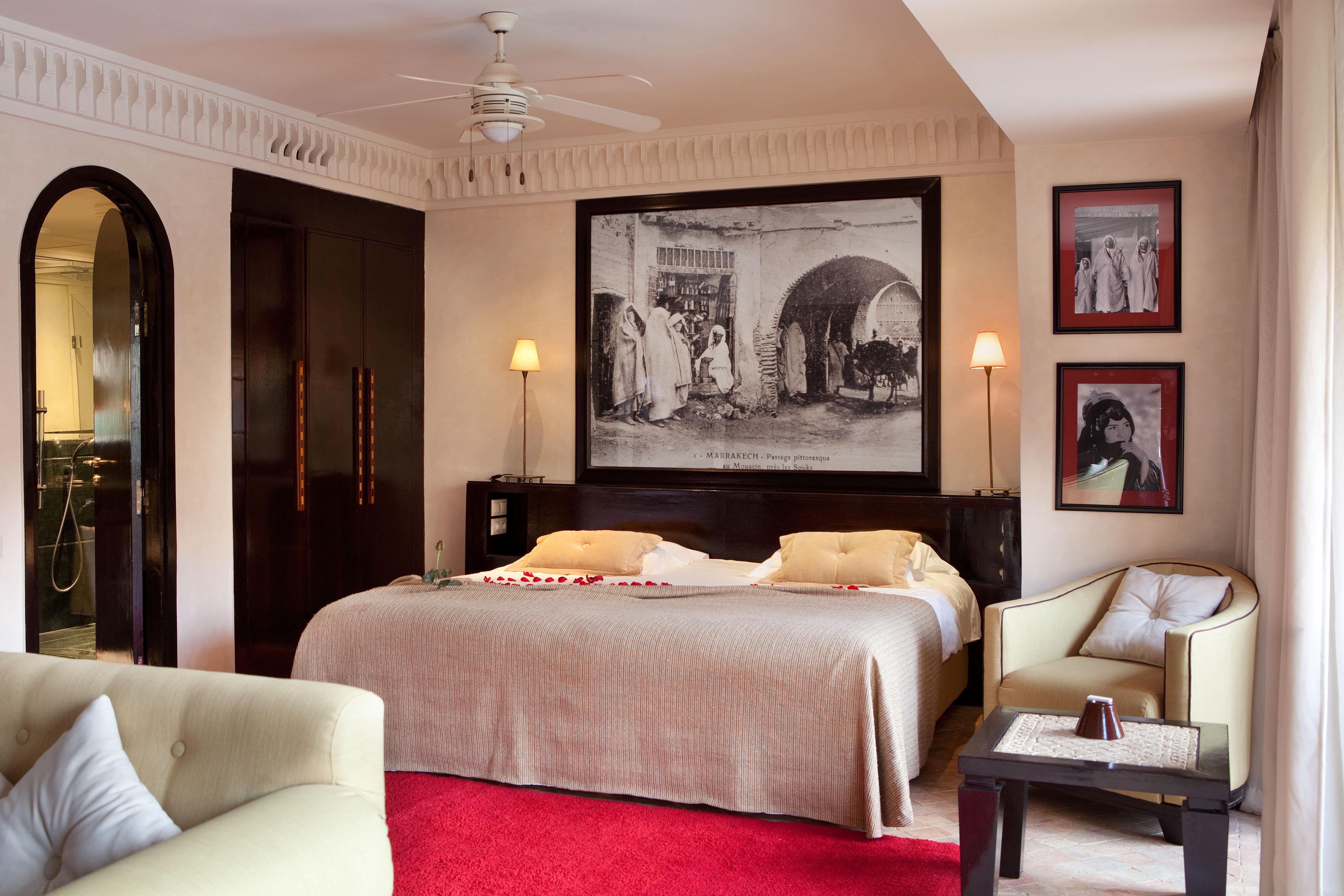 Hotel Les Jardins De La Koutoubia Marakéš Exteriér fotografie A room at the hotel