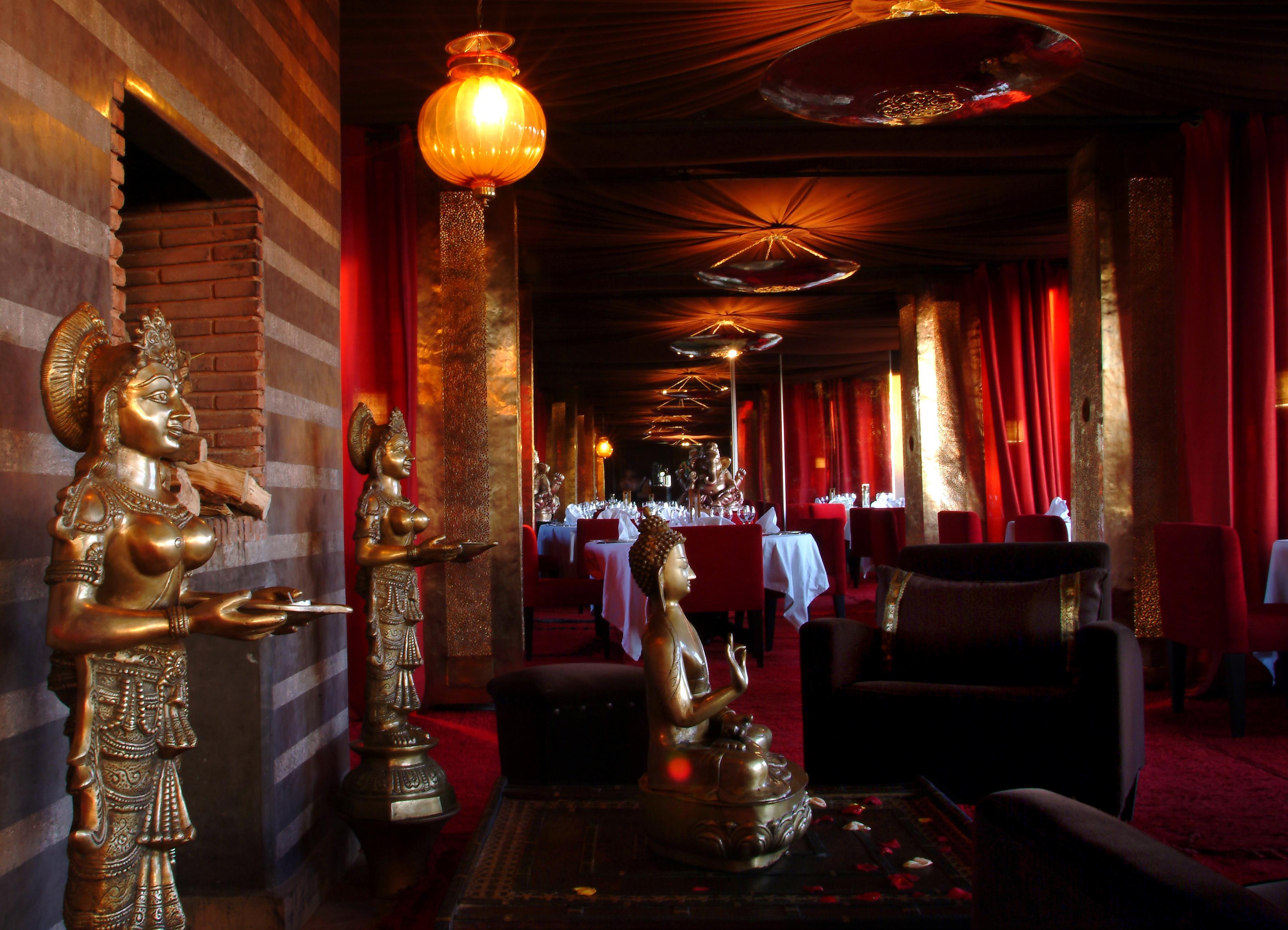 Hotel Les Jardins De La Koutoubia Marakéš Exteriér fotografie The interior of the restaurant