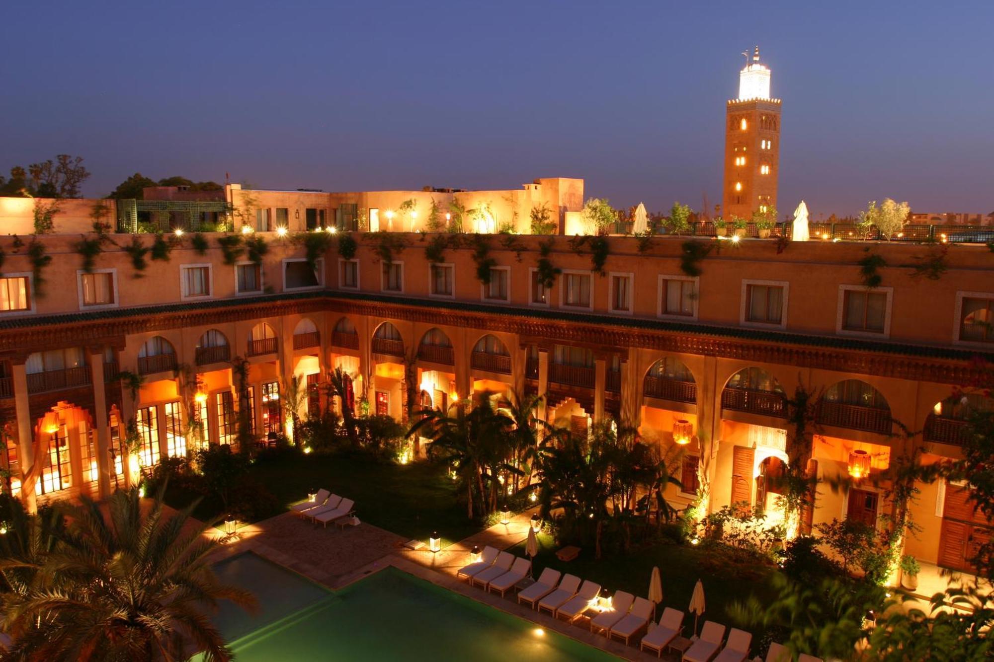 Hotel Les Jardins De La Koutoubia Marakéš Exteriér fotografie The hotel's courtyard